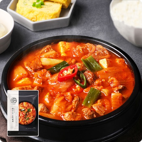 [한와담] 직화솥에 끓인 돼지고기 김치찌개 500g - 핵이득마켓