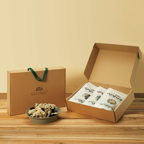 [무료배송] 수제 찹쌀 김부각 6팩 세트 선물 포장 답례품 남원 화사 부각 간단한 간식 - 핵이득마켓