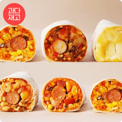 [강력추천] 간편한 식사대용 기로스 케밥 6종 골라담기 - 핵이득마켓