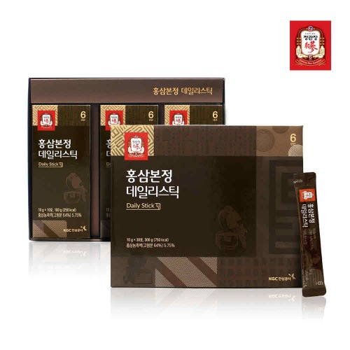 [정관장/무료배송] 홍삼본정 데일리스틱 10g x 30포 + 쇼핑백증정 - 핵이득마켓
